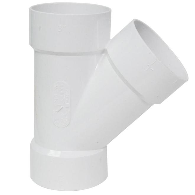 Canplas 3-in Dia PVC Sewer Drain Wye -