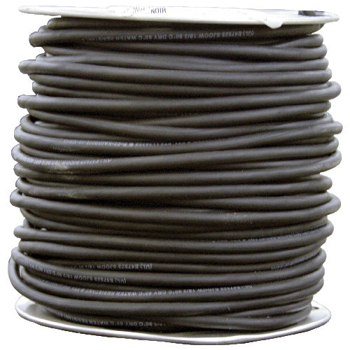 Southwire 16/3 Stranded SJOOW Black Copper Wire - Rubber-Covered-Roll