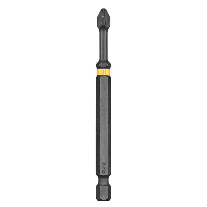 DeWalt Impact Ready Phillips Screwdriver Bit - Black Oxide - 1/4-in Hex Shank - #1 3 1/2-in - Each