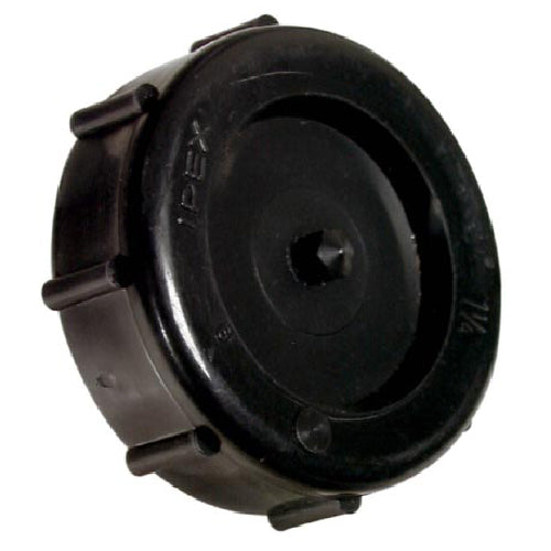 Ipex ABS-DWV Threaded Cap for "P" Trap - Female Thread - Black - 1 1/4-in dia -