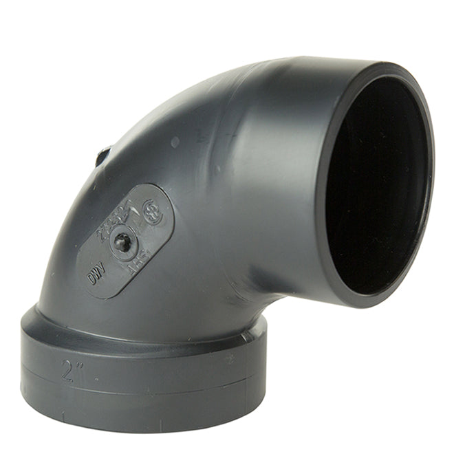 IPEX 2-in Black ABS 90° Street Elbow -