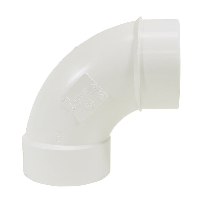 IPEX 4-in x 90° PVC-BDS Elbow (Spigot x Hub) -