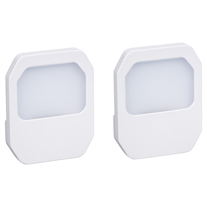 Globe Electric Always-On Panel LED Night Light - .5-Watt - 120V - Soft White - 2 Per Pack-