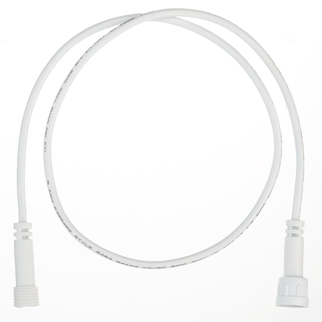 Slimline Series Connector Cable for Recessed Light - 24-in - White-