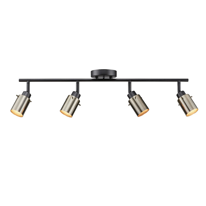 Globe Electric Stark 4 Lights 28-in Dark Bronze Dimmable Dark Bronze-