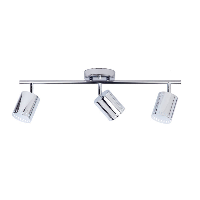 Globe Electric 3-Light 22.2-in Chrome Dimmable Linear Track Lighting Kit-