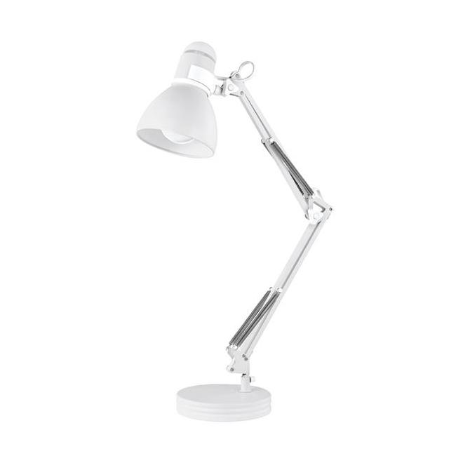 Globe Electric Architect Desk Lamp with Swing Arm - 28-in - Metal - Matte White-