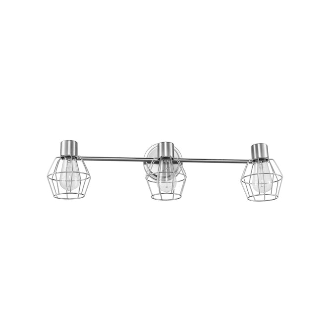Globe Electric 3-Light Tracklight - 24.72-in - Dimmable - Brushed Nickel-