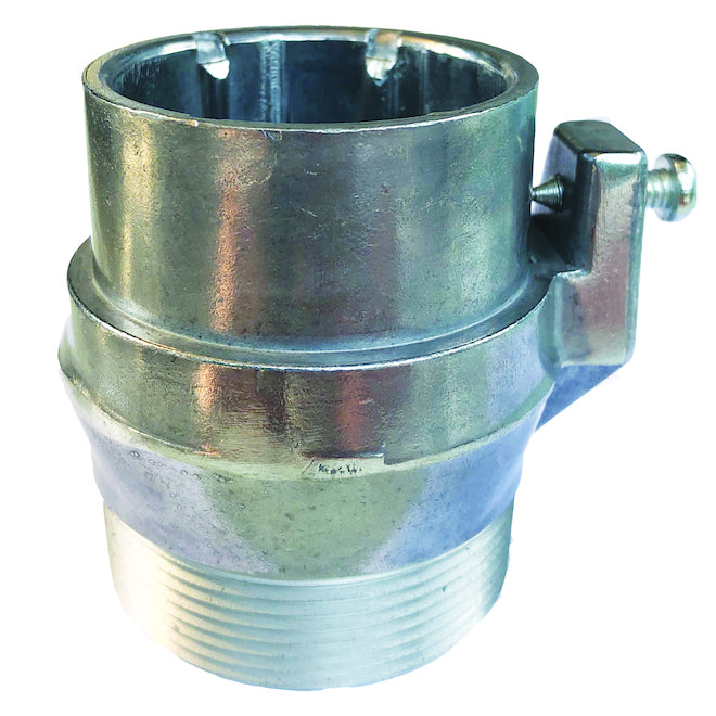2" Male Reducer for 2 1/2" Mast - Zinc-Each