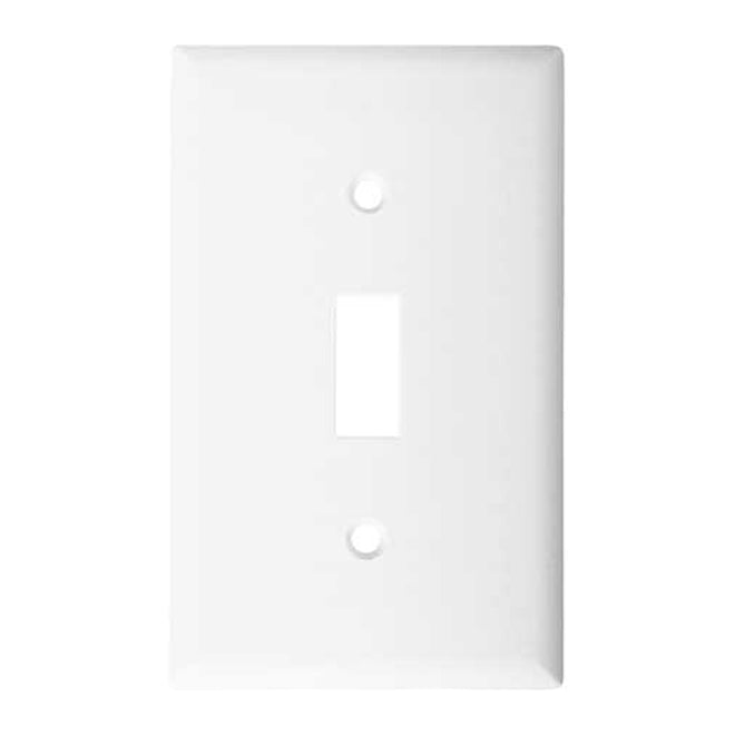 Eaton Toggle 1-Gang Switch Plate - Residential - 10 Per Pack - 4 1/2-in H x 2 3/4-in W x 3/32-in D-