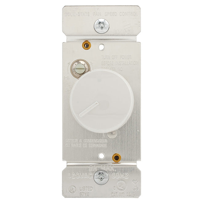 Eaton Non-Preset Rotary Ceiling Fan Control - Single Pole - 120-Volt - 5-Amp-Each