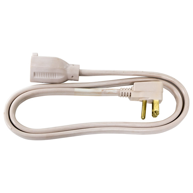 Interior Extension Cord - SPT3 - 14/3 - 40-in - White-Each