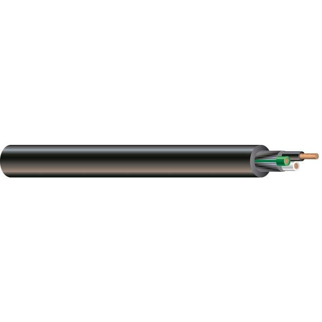 Southwire Royal Outdoor SJ00W AWG 12 3 Conductors Copper Wire with Black PVC Jacket-Roll