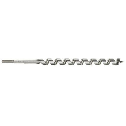 Irwin WeldTec Woodboring Auger Drill Bit - 3/8-in dia x 17-in L - 7/16-in Hex Shank - High Speed Steel - Each