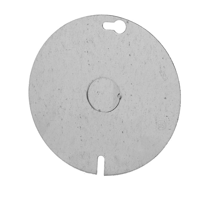 Round Cover Box Iberville - Galvanized Steel - 4-in-Each