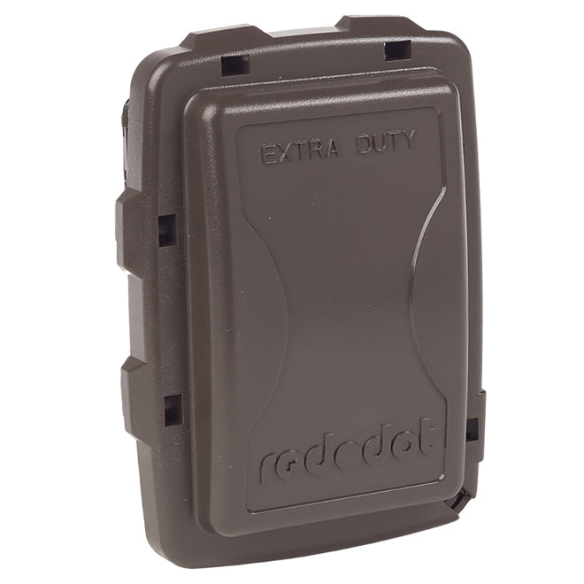 Reddot Plastic Bronze 1-Outlet Weatherproof Electrical Outlet Cover-Each