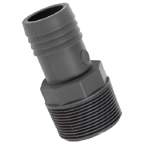 Male Reducing Adapter - 1 1/2-in x 1 1/4-in - Polyethylene - Each