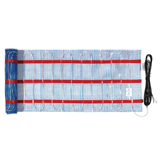 EasyHeat Warm Tiles Floor Warming Mat Kit - Self-Adhesive - Copper and PVC - 13.33-ft x 20-in-Each