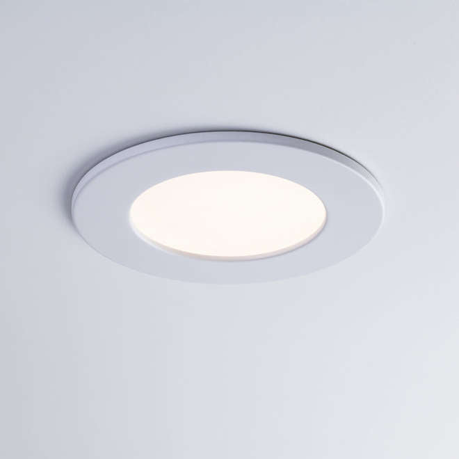 TRENZ by Liteline ThinLED Recessed Downlights - 4-in Round - White - 8/Pack-