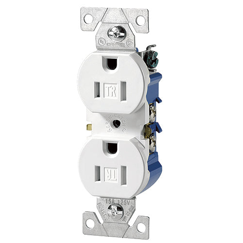 Eaton Duplex Receptacle Outlet - Tamper Resistant - 3-Wire Grounding - 125-volt-