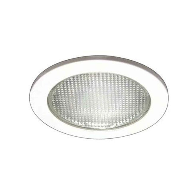 Halo Recessed Shower Light - 4-in - White Satin-