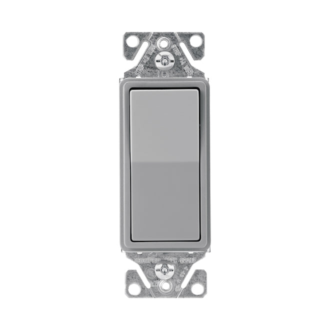 Eaton 3-Way Deco Switch - 15 A - 120/277 V - Grey-Each