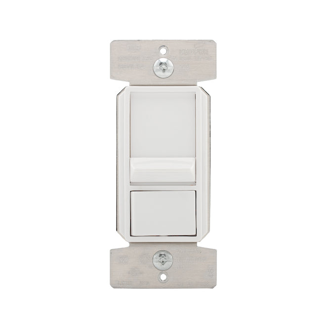 Eaton 1-Pack Fully Variable 5-Amp White Slide Fan Control-Each