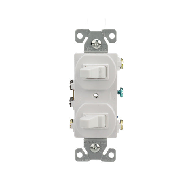 Eaton 15-Amp Single-pole/3-way Commercial Toggle Light Switch 1-Pack-Each