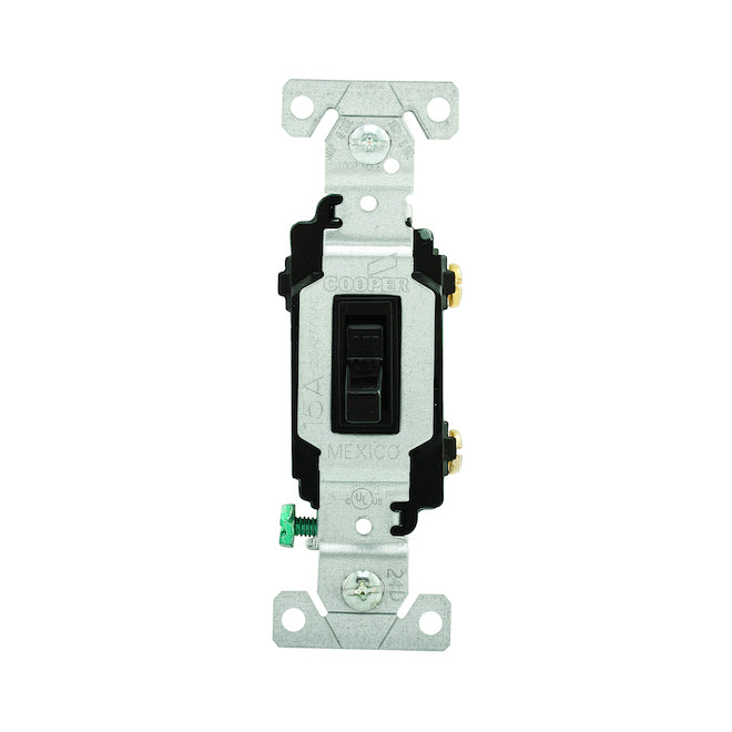 Eaton Sturdy Black Toggle Switch - 15-A - 277-V-Each
