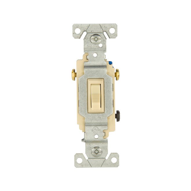Eaton 3-Way Ivory Coloured Toggle Switch - 15-Amps - 120-V-Each