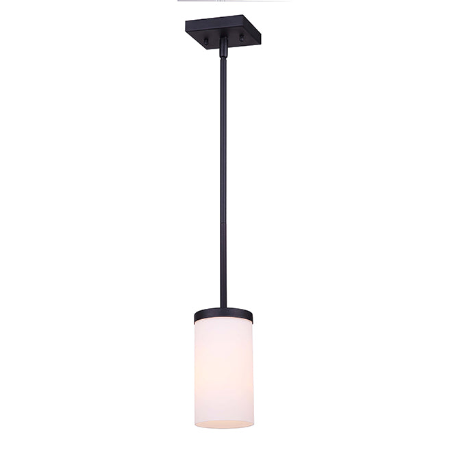 Pendant Light - Terrace - 4.25'' - White/Black-