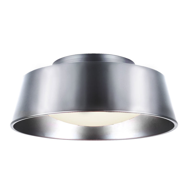 Canarm Adira LED Flush Mount with Acrylic Lens - 13.75-in - Brushed Nickel-