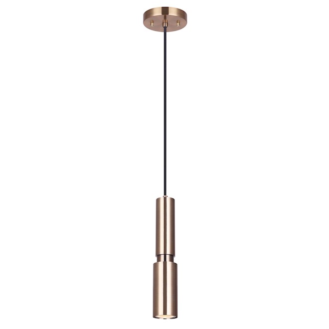 Canarm Mia Gold Contemporary Cord Mount 1-Light Pendant Light-