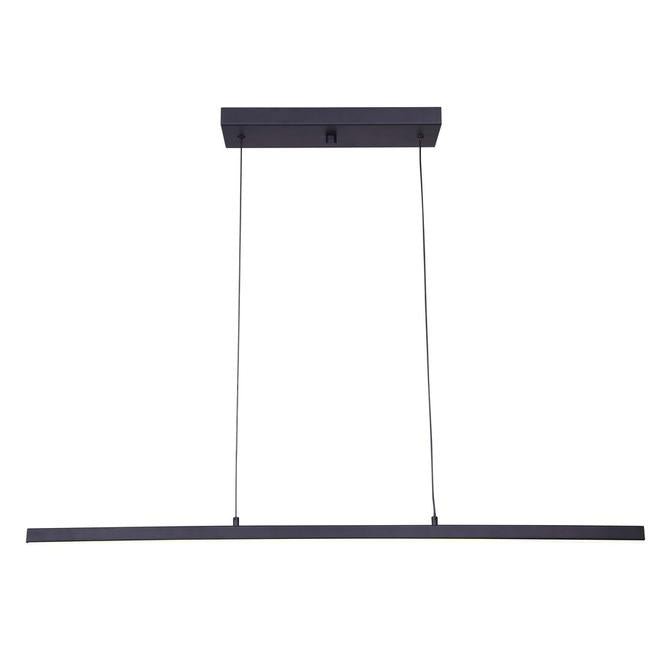 Canarm Maxton 1-Light Matte Black Integrated LED Chandelier-