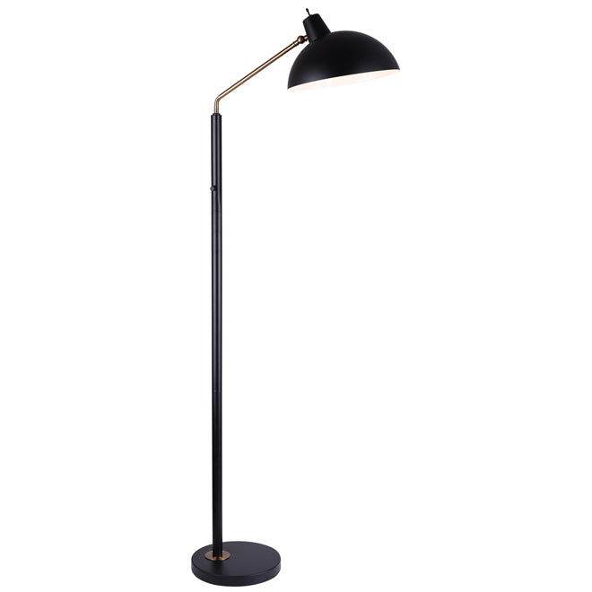 Harmonized Home Oscar 64-in Gold/Black Floor Lamp-
