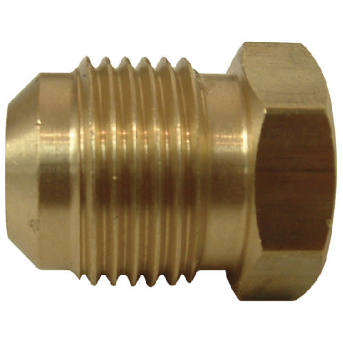 Flare Plug - Brass - 45° - 3/8" - Each