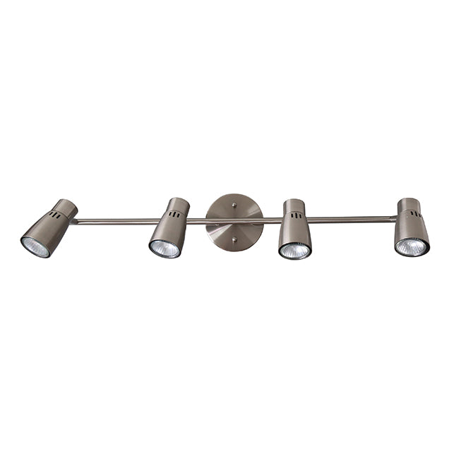 Track Light - 4 Lights - Project Source - Satin Nickel-