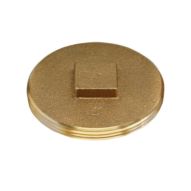 Oatey 4-in diameter Brass Cleanout Plug - Each