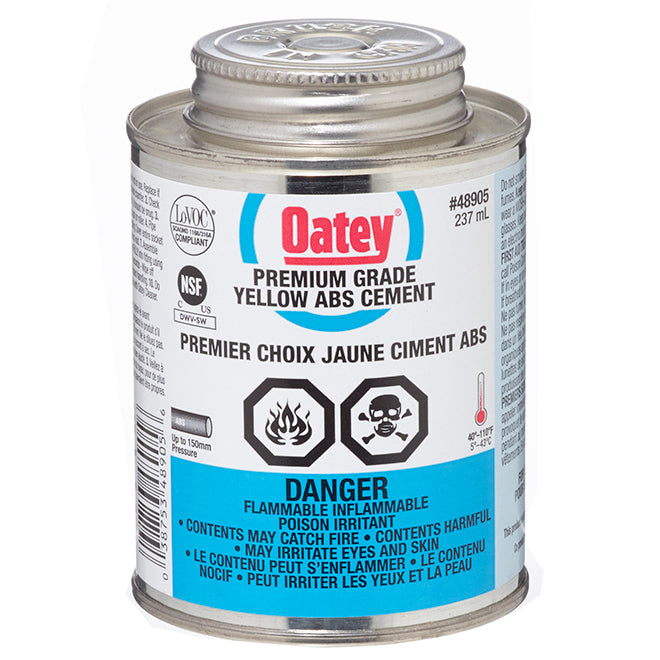 ABS Cement - Medium-bodied - Yellow - 237 mL - Each