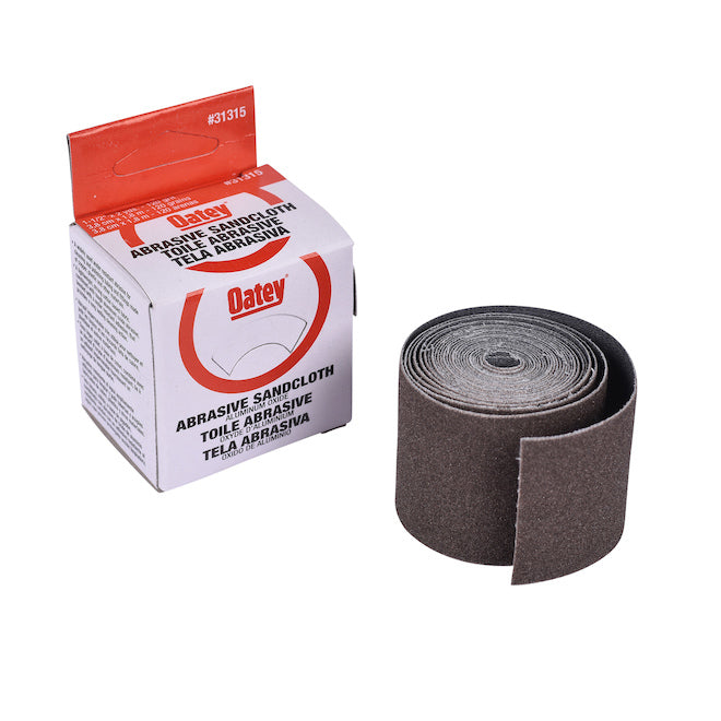 Oatey 1 1/2-in wide x 2-m long Cotton and Aluminum Abrasive Sandcloth - Each