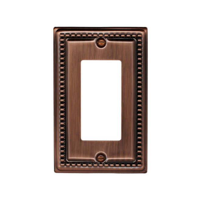 Atron 1-Gang 1-Pack Bronze Decorator Standard Wall Plate-