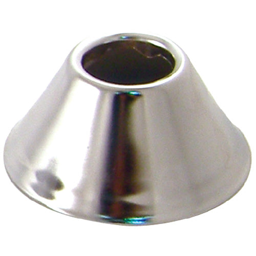 Belanger Deep Pipe Flange - Metal - Chrome Finish - 1/2-in dia - Each