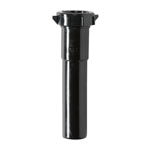 Plumb Pak 1 1/4-in x 6-in Extension Slip Joint Tube in Black Polypropylene - Each