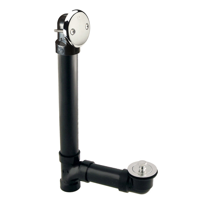 Plumb Pak Bathtub Drain with Plug and Overflow Plate - Each