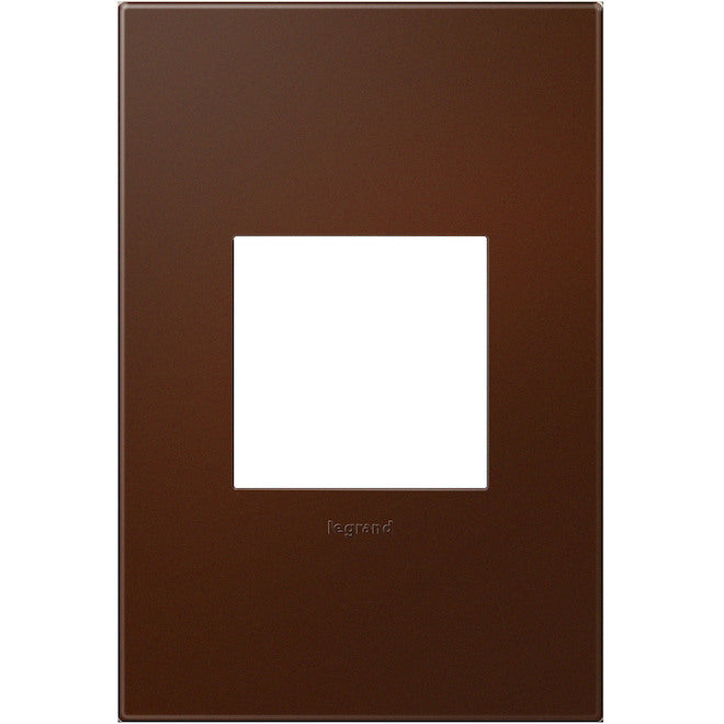 Adorne 5.13-in x 3.45-in 1-Gang Square Red Felt Plastic Wall Plate-