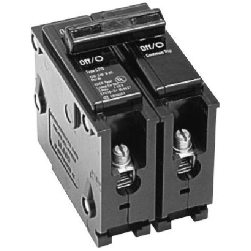 120/240 VAC 15 A BR Circuit Breaker 2 Poles Plug-In-Each