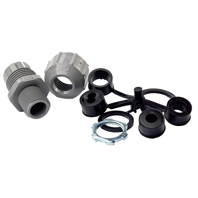 CARLON 1/2 In Nonmetallic Threaded Strain Relief Fitting-Each