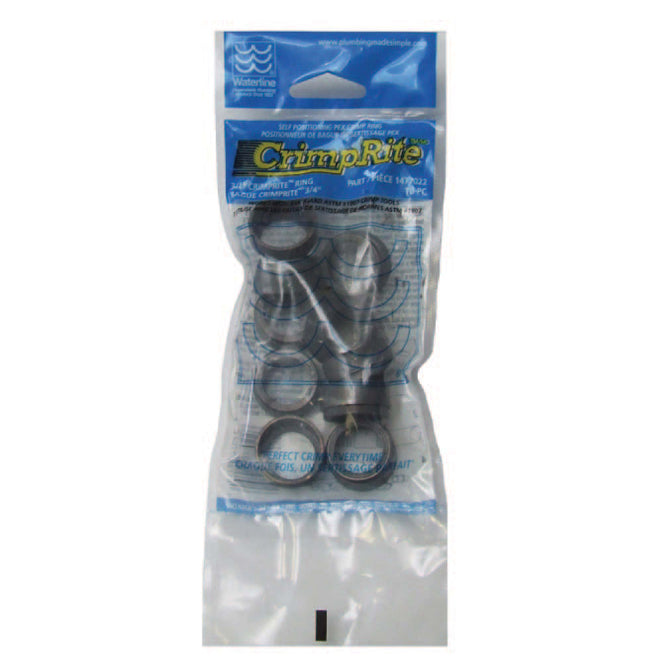CrimpRite Rings - PEX - 1/2" - 10/Pack - Each