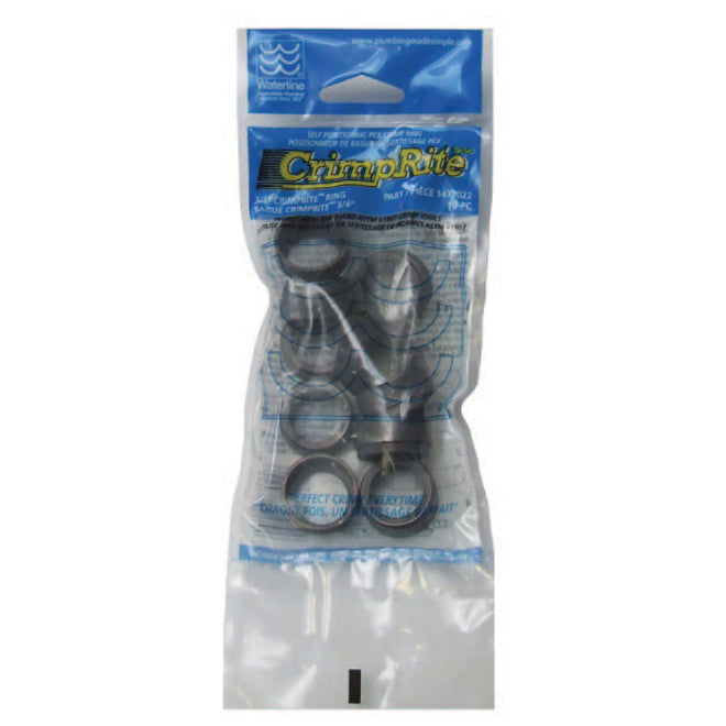 CrimpRite Rings - PEX - 3/4" - 10/Pack - Each