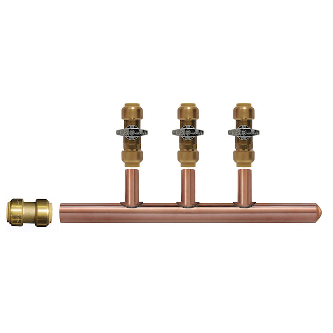 Waterline 3-Branch Manifold with Quick Connection - Each